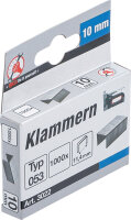 BGS Diy Klammern | Typ 53 | 10 x 11,4 mm | 1000 Stück
