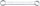 BGS Doppel-Ringschlüssel | extra flach | SW 24 x 27 mm