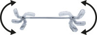 BGS Offener Doppel-Ringschlüssel für Bremsleitungen und Gelenke | SW 10 x 12 mm