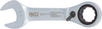 BGS Ratschenring-Maulschlüssel | kurz | umschaltbar | SW 17 mm