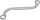 BGS S-Form Doppel-Ringschlüssel Zwölfkant | SW 14 x 15 mm