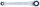 BGS Ratschen-Ringschlüssel "4 in 1" | SW 10 x 12, 14 x 17 mm