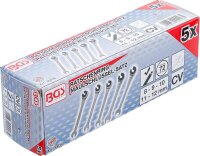 BGS Ratschenring-Maulschlüssel-Satz | offen | 5-tlg.