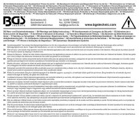 BGS Doppel-Ringschlüssel-Satz | tief gekröpft | Zollgrößen | SW 1/4" - 3/4" | 6-tlg.