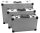 BGS Aluminiumkoffer-Satz | 3-tlg.