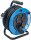 BGS Kabeltrommel | 25 m | 3 x 1,5 mm² | 4 Steckdosen mit Verschlusskappe | IP 44 | 3500 W