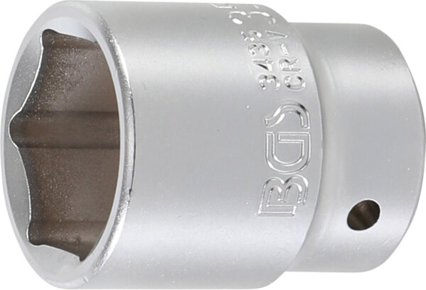 BGS Steckschlüssel-Einsatz Sechskant | Antrieb Innenvierkant 20 mm (3/4") | SW 35 mm