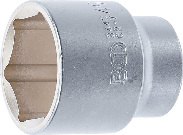 BGS Steckschlüssel-Einsatz Sechskant | Antrieb Innenvierkant 20 mm (3/4") | SW 46 mm