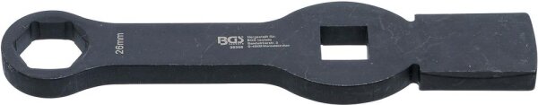 BGS Schlag-Ringschlüssel | Sechskant | mit 2 Schlagflächen | SW 26 mm