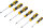 BGS Diy Schraubendreher-Satz | T-Profil (für Torx) T10 - T30 | 6-tlg.