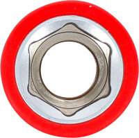 BGS VDE-Steckschlüssel-Einsatz Sechskant | Antrieb Innenvierkant 10 mm (3/8") | SW 13 mm