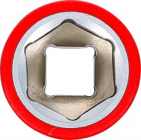 BGS VDE-Steckschlüssel-Einsatz Sechskant | Antrieb Innenvierkant 10 mm (3/8") | SW 18 mm