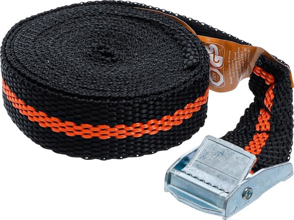 BGS Diy Spannband mit Schnellverschluss | 3,5 m x 25 mm