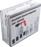 BGS Diy Druckluft-Sandstrahlpistole inkl. Zubehör