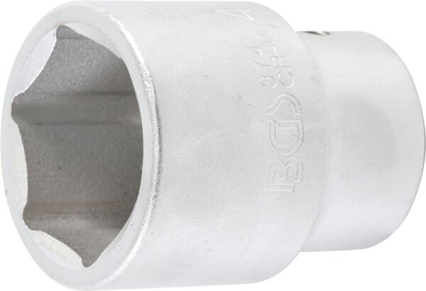BGS Steckschlüssel-Einsatz Sechskant | Antrieb Innenvierkant 25 mm (1") | SW 41 mm