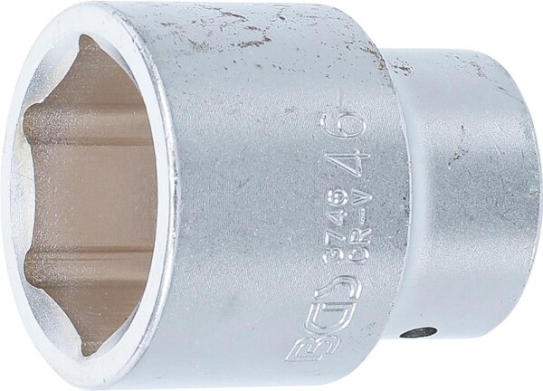 BGS Steckschlüssel-Einsatz Sechskant | Antrieb Innenvierkant 25 mm (1") | SW 46 mm