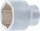 BGS Steckschlüssel-Einsatz Sechskant | Antrieb Innenvierkant 25 mm (1") | SW 55 mm