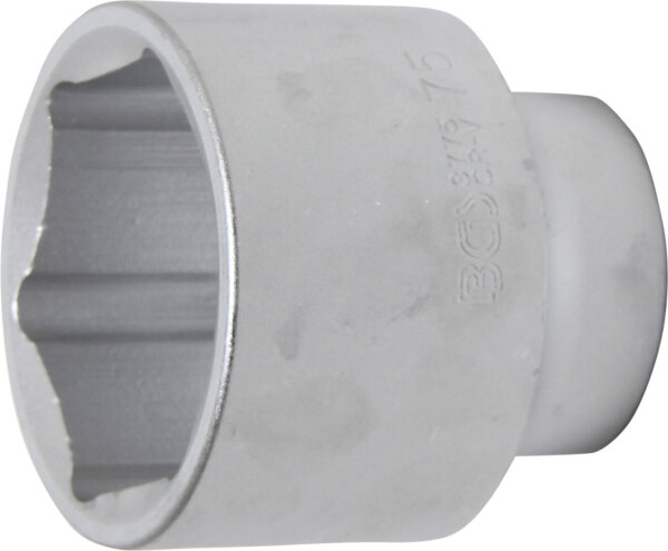 BGS Steckschlüssel-Einsatz Sechskant | Antrieb Innenvierkant 25 mm (1") | SW 75 mm