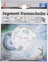 BGS Diy Segment-Trennscheibe | Ø 115 mm