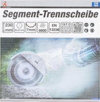 BGS Diy Segment-Trennscheibe | Ø 230 mm