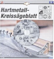 BGS Diy Hartmetall-Kreissägeblatt | Ø 254 x 30 x 3,2 mm | 40 Zähne