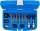 BGS Lichtmaschinen Bit-/Bit-Einsatz-Satz | Antrieb 12,5 mm (1/2") | 13-tlg.