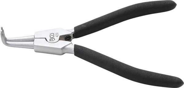 BGS Sprengringzange | gebogen | für Außensprengringe | 180 mm