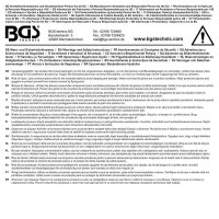 BGS Langbeck- / Flach- und Zündkerzen-Stecker-Zangen-Satz | extra lang | 9-tlg.
