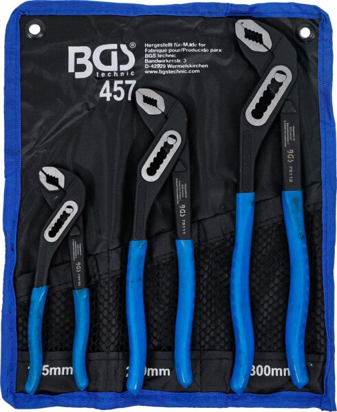 BGS Wasserpumpenzangen-Satz | 3-tlg.