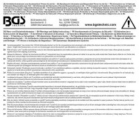 BGS Schraubendreher | T-Profil (für Torx) T6 | Klingenlänge 80 mm