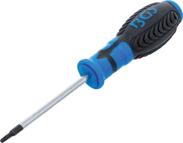 BGS Schraubendreher | T-Profil (für Torx) T15 | Klingenlänge 80 mm