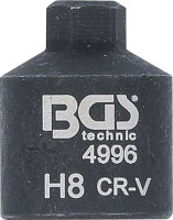 BGS Bremssattel-Einsatz | Innensechskant | extra kurz | 8 mm