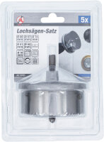 BGS Diy Lochsägen-Satz | Ø 60 - 95 mm | Tiefe 35 mm | 5-tlg.