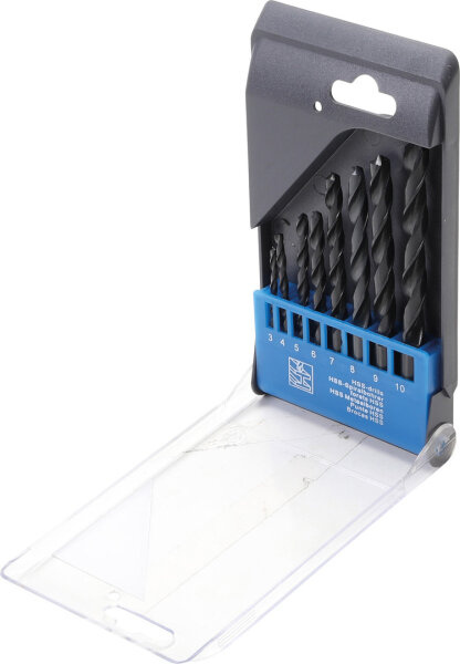 BGS Diy HSS-Spiralbohrer-Satz | 3 - 10 mm | 8-tlg.