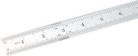 BGS Diy Stahl-Maßstab | biegsam | Edelstahl | rostfrei | 1 m