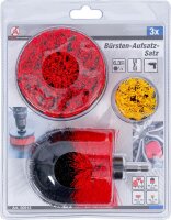 BGS Diy Bürstenaufsatz-Satz | für Bohrmaschinen | 3-tlg.