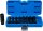 BGS Kraft-Steckschlüssel-Einsatz-Satz E-Profil, tief | Antrieb Innenvierkant 12,5 mm (1/2") | SW E10 - E24 | 9-tlg.