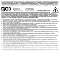 BGS Kraft-Steckschlüssel-Einsatz-Satz Sechskant, tief | Antrieb Innenvierkant 12,5 mm (1/2") | Zollgrößen | 13-tlg.