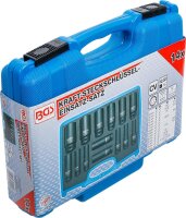 BGS Kraft-Steckschlüssel-Einsatz-Satz Gear Lock | Antrieb Innenvierkant 12,5 mm (1/2") | SW 10 - 32 mm | 14-tlg.