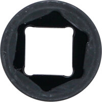BGS Kraft-Steckschlüssel-Einsatz Sechskant | Antrieb Innenvierkant 12,5 mm (1/2") | SW 19 mm