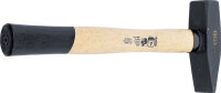 BGS Schlosserhammer | Hickory-Stiel | DIN 1041 | 800 g