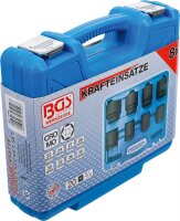 BGS Kraft-Steckschlüssel-Einsatz-Satz | Antrieb Innenvierkant 20 mm (3/4") | SW 22 - 38 mm | 8-tlg.