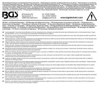 BGS Kraft-Steckschlüssel-Einsatz-Satz | Antrieb Innenvierkant 20 mm (3/4") | SW 22 - 38 mm | 8-tlg.