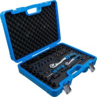 BGS Kraft-Steckschlüssel-Satz Sechskant | 6,3 mm...