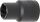 BGS Spiral-Profil-Steckschlüssel-Einsatz / Schraubenausdreher | Antrieb Innenvierkant 10 mm (3/8") | SW 10 mm
