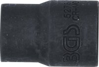 BGS Spiral-Profil-Steckschlüssel-Einsatz / Schraubenausdreher | Antrieb Innenvierkant 10 mm (3/8") | SW 13 mm