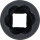 BGS Spiral-Profil-Steckschlüssel-Einsatz / Schraubenausdreher | Antrieb Innenvierkant 10 mm (3/8") | SW 18 mm