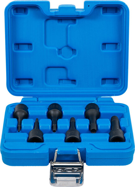 BGS Spiral-Profil-Steckschlüssel-Satz / Schraubenausdreher | Antrieb Innenvierkant 10 mm (3/8") | 2 - 10 mm | 6-tlg.