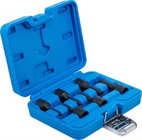 BGS Spiral-Profil-Steckschlüssel-Satz / Schraubenausdreher | Antrieb Innenvierkant 10 mm (3/8") | 2 - 10 mm | 6-tlg.