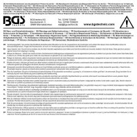 BGS Kraft-Steckschlüssel-Einsatz Zwölfkant, tief | Antrieb Innenvierkant 12,5 mm (1/2") | SW 36 mm